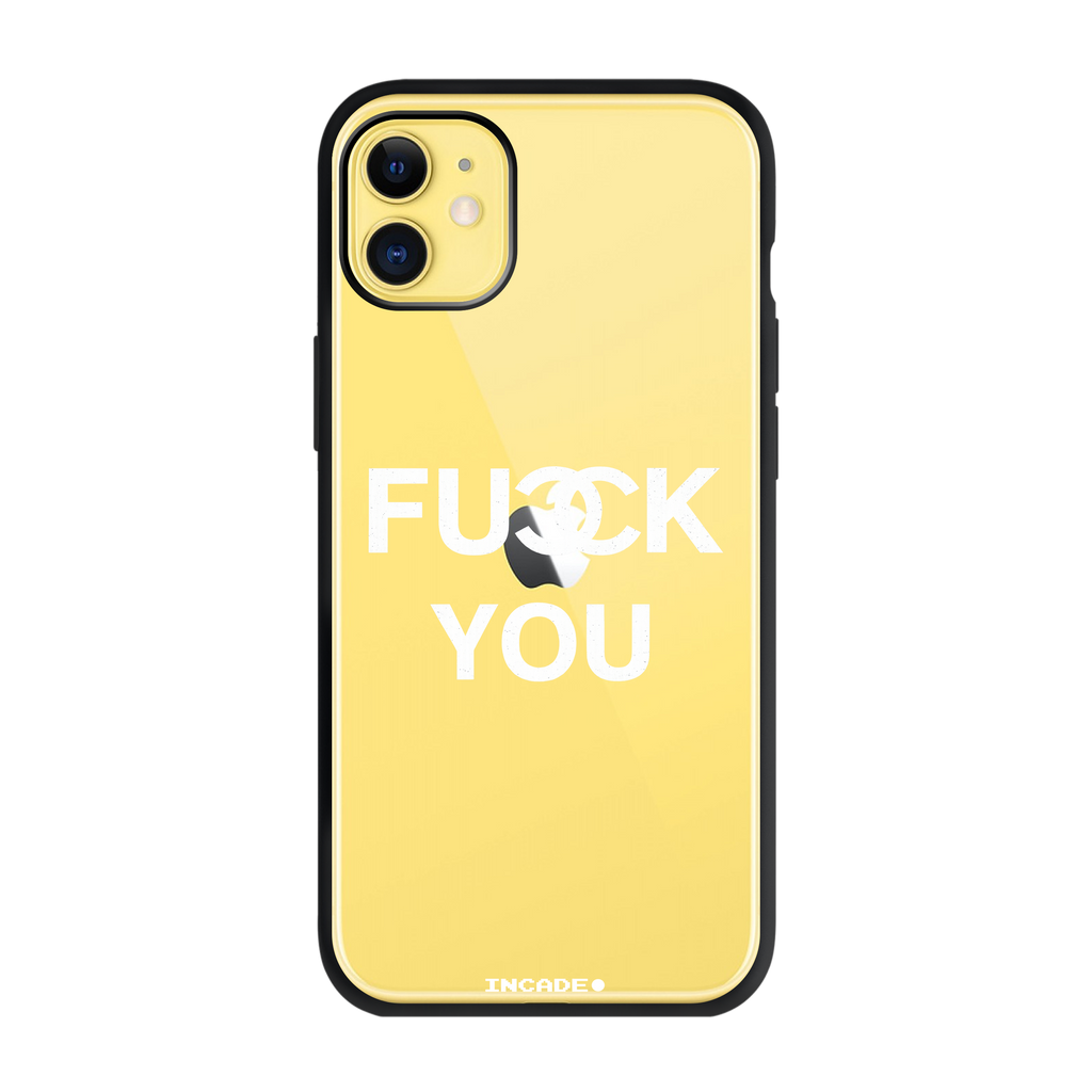 Чохол для iPhone 11 з принтом CHANEL — вид збоку