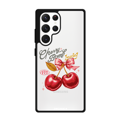 Чохол для Galaxy S22 Ultra з принтом CHERRY BOMB