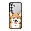 Чохол для Galaxy S24 з принтом + CORGI