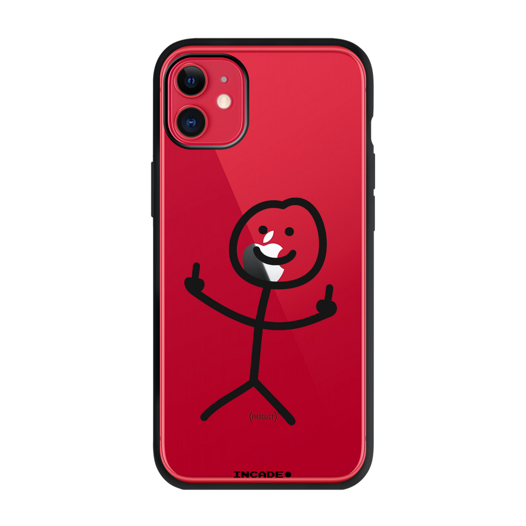 Чохол для iPhone 11 з принтом DUDE — вид збоку