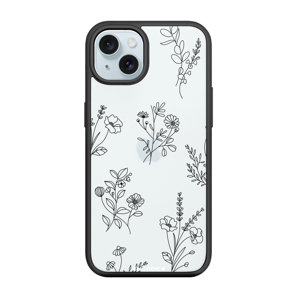 Чохол для iPhone 15 Plus з принтом FLOWERS
