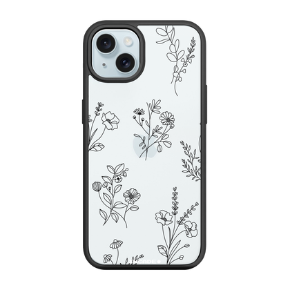 Чохол для iPhone 15 Plus з принтом FLOWERS