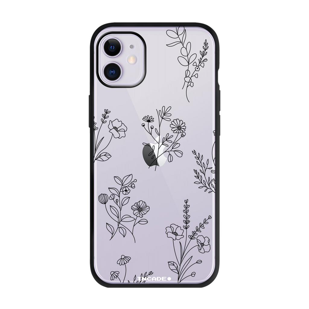 Чохол для iPhone 11 з принтом FLOWERS — деталь принту