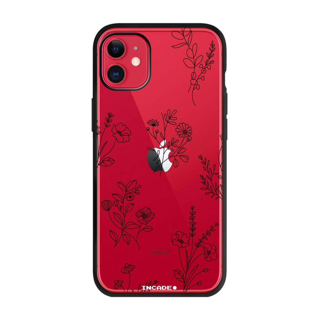 Чохол для iPhone 11 з принтом FLOWERS — вид спереду