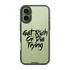 Чохол для iPhone 17 з принтом GET RICH