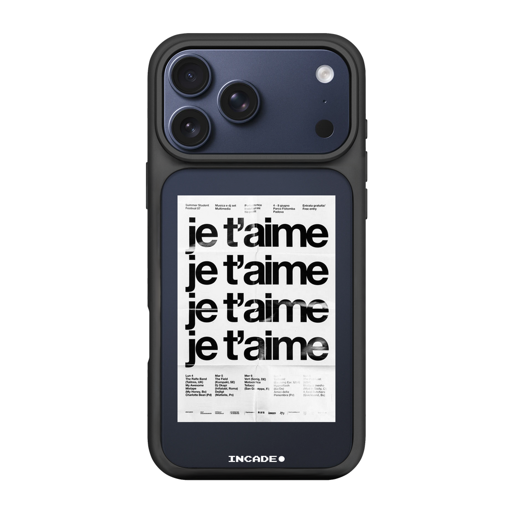 Чохол для iPhone 17 Pro Max з принтом JE TAIME