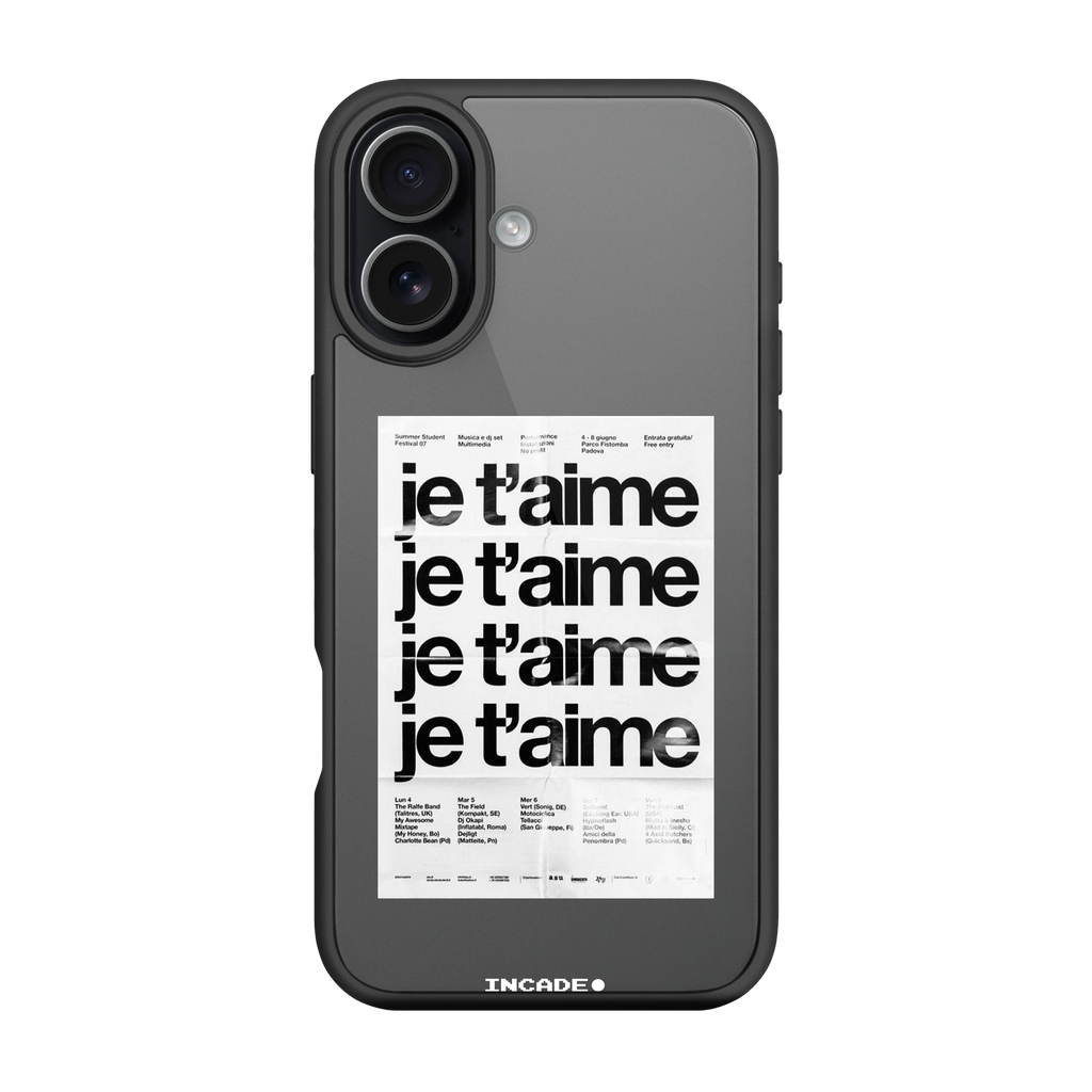 Чохол для iPhone 17 з принтом JE TAIME