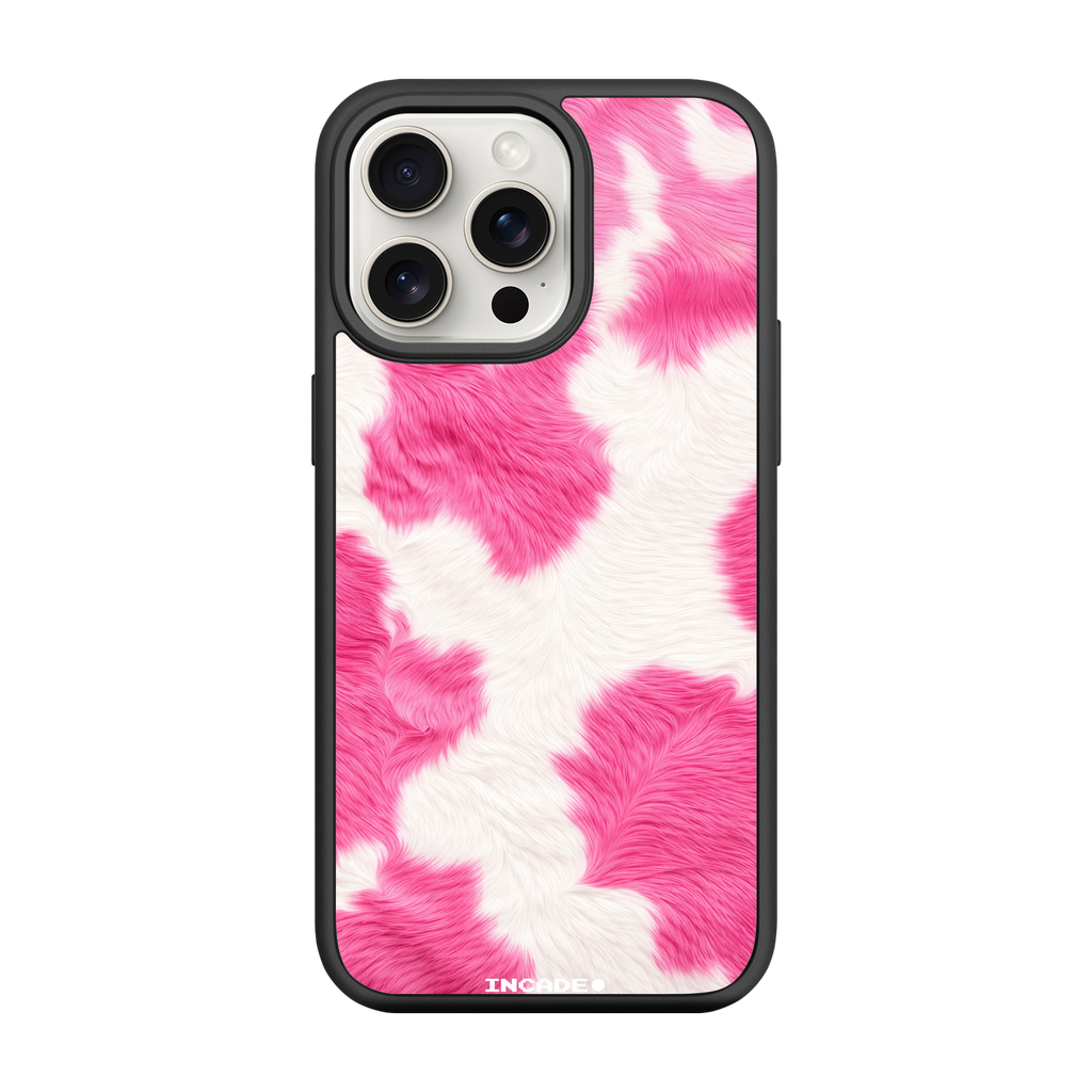 Чохол для iPhone 15 Pro Max з принтом PINK COW