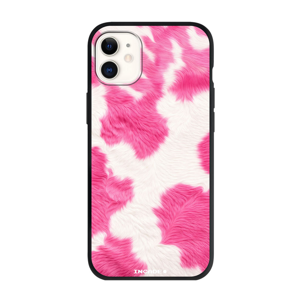Чохол для iPhone 11 з принтом PINK COW — вид збоку