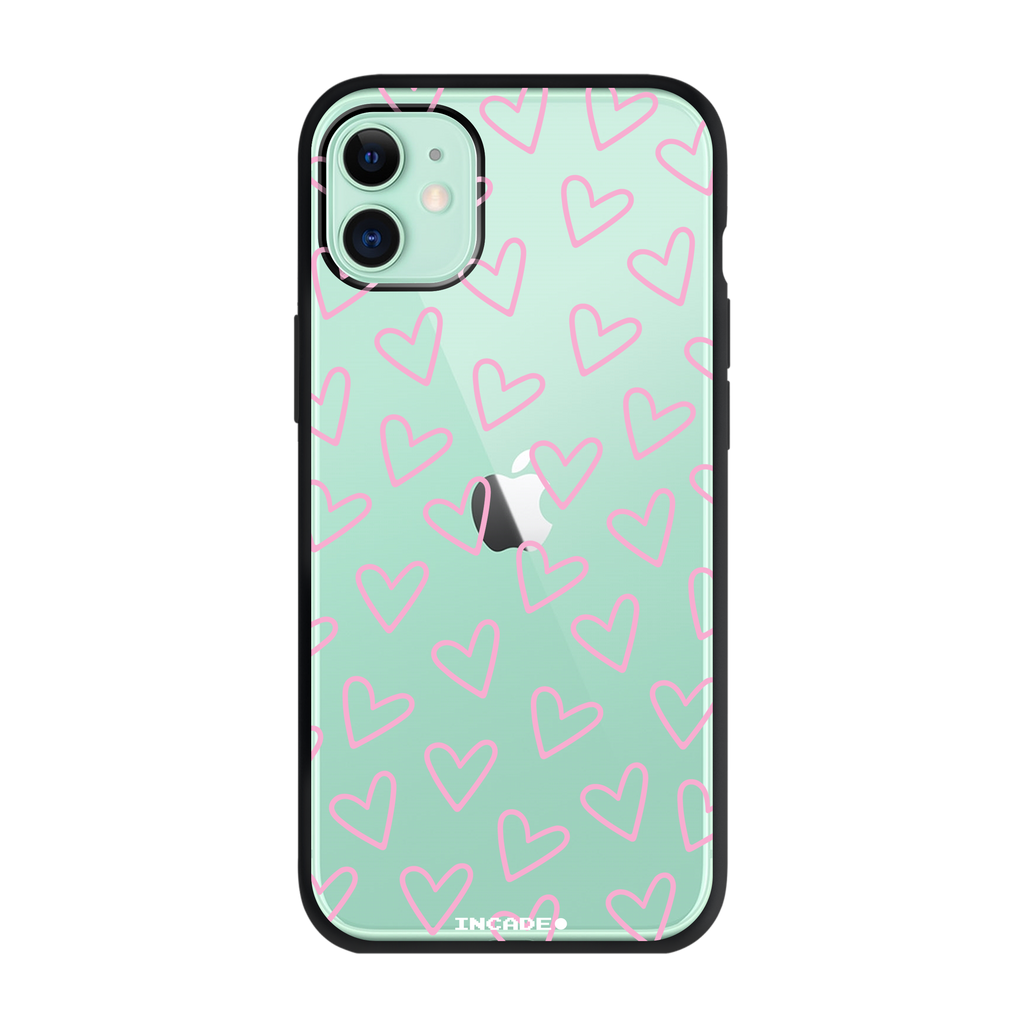 Чохол для iPhone 11 з принтом PINK CRUSH — вид збоку