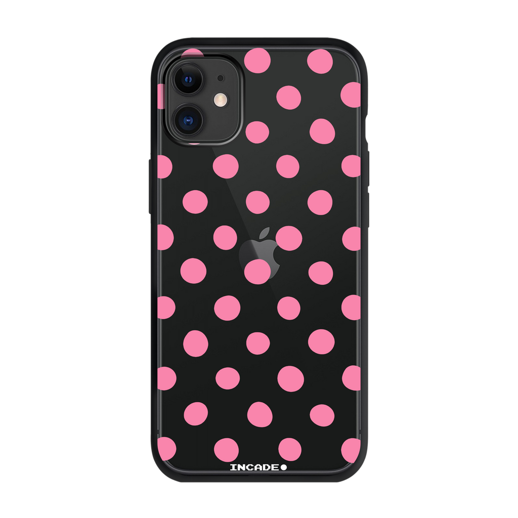 Чохол для iPhone 11 POLKADOT ROSE black — INCADE Elite