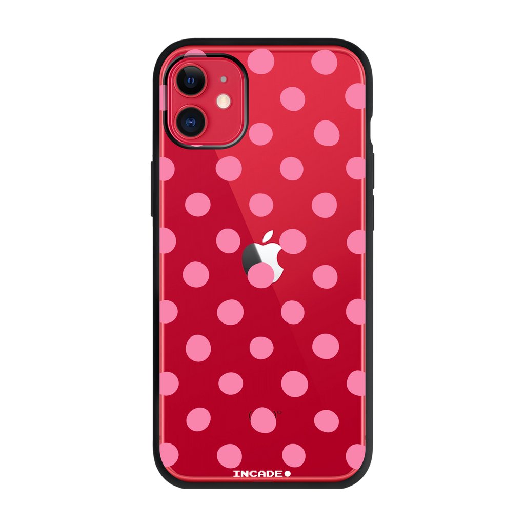 Чохол для iPhone 11 POLKADOT ROSE red — INCADE Elite
