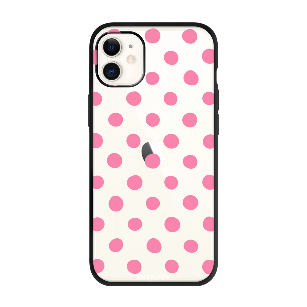 Чохол для iPhone 11 POLKADOT ROSE white — INCADE Elite