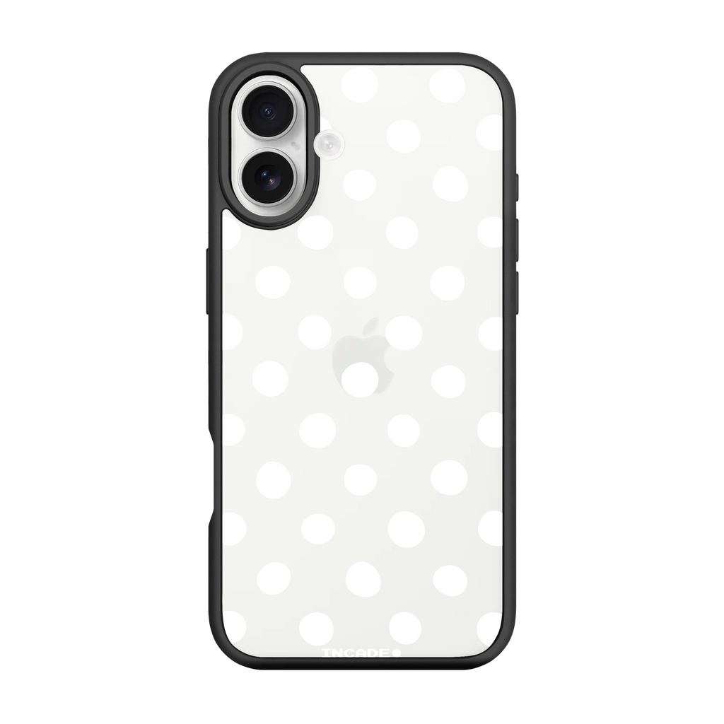 iPhone 16 POLKADOT WHITE