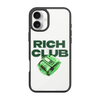Чохол для iPhone 16 Plus з принтом RICH CLUB