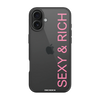 Чохол для iPhone 16 Plus з принтом Sexy&Rich