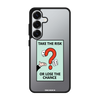 Чохол для Galaxy S25 з принтом + TAKE RISK