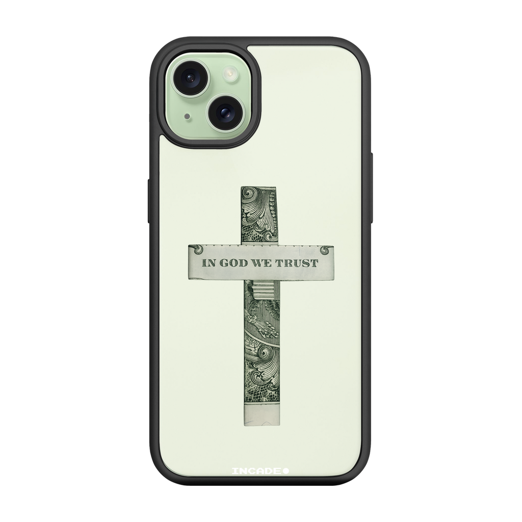 Чохол для iPhone 15 Plus з принтом WE TRUST