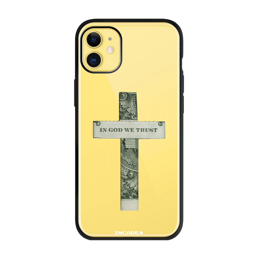 Чохол для iPhone 11 з принтом WE TRUST — вид збоку