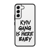 Чохол для Galaxy S22 з принтом + kyiv black