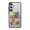 Чохол для Galaxy S24 з принтом + world
