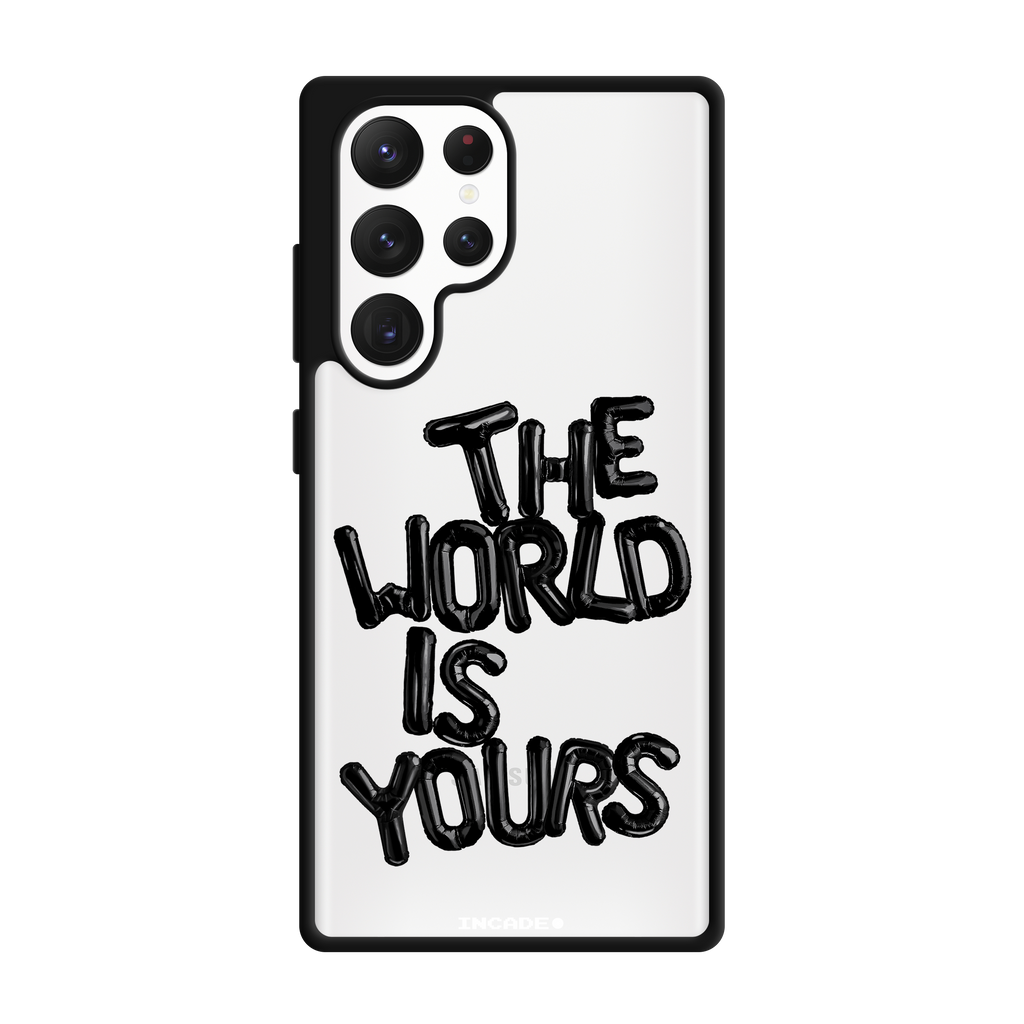 Чохол для Galaxy S22 Ultra з принтом world black
