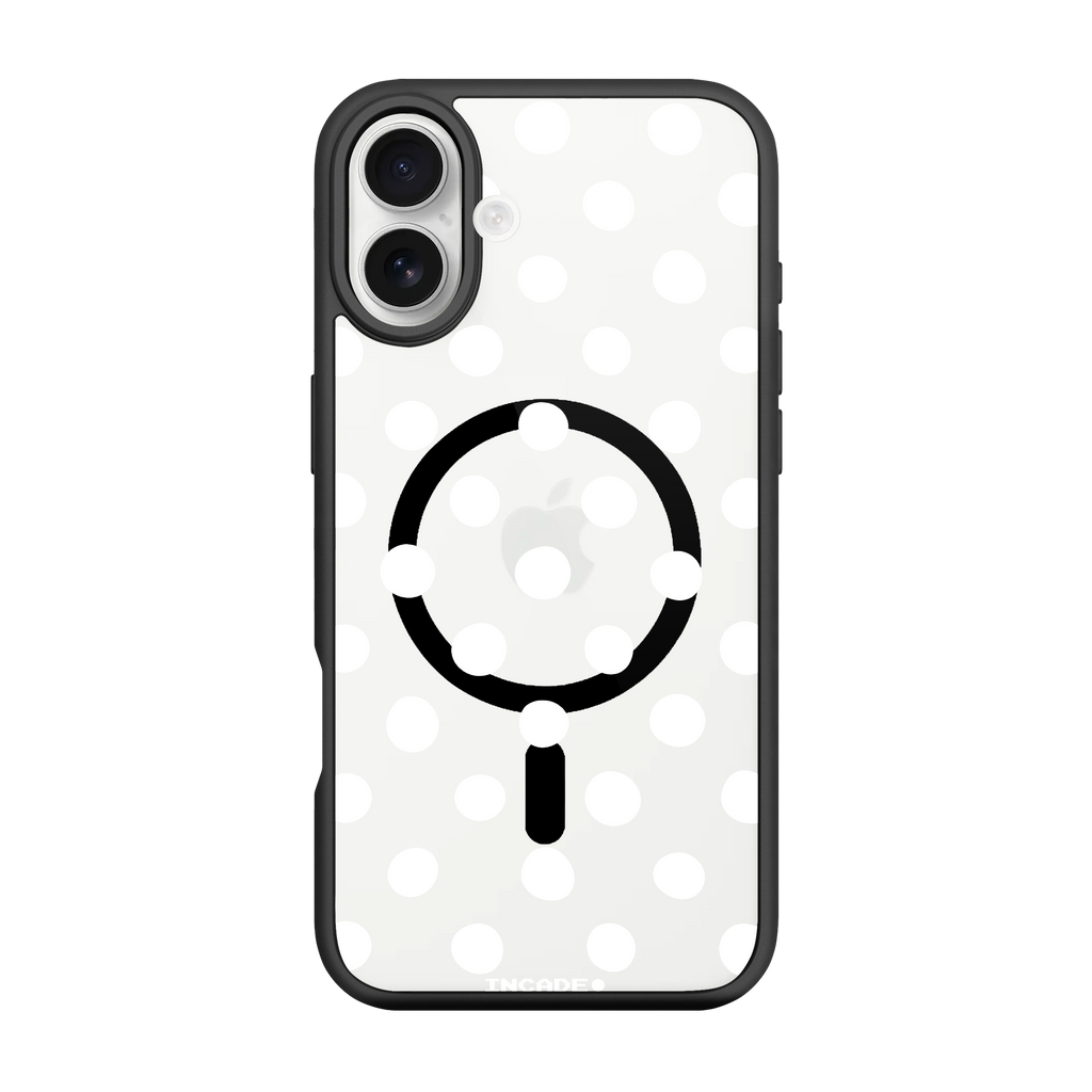 iPhone 16 Plus POLKADOT WHITE