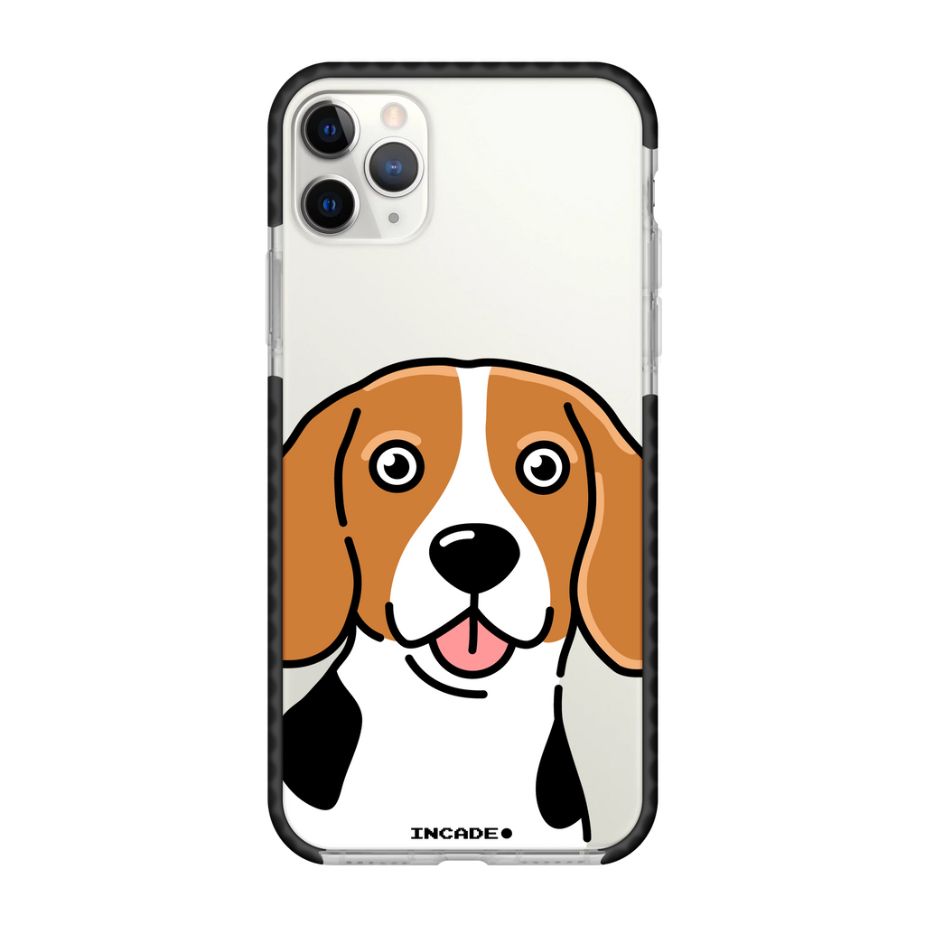 Чохол для iPhone 11 Pro BEAGLE silver — INCADE Transparent black