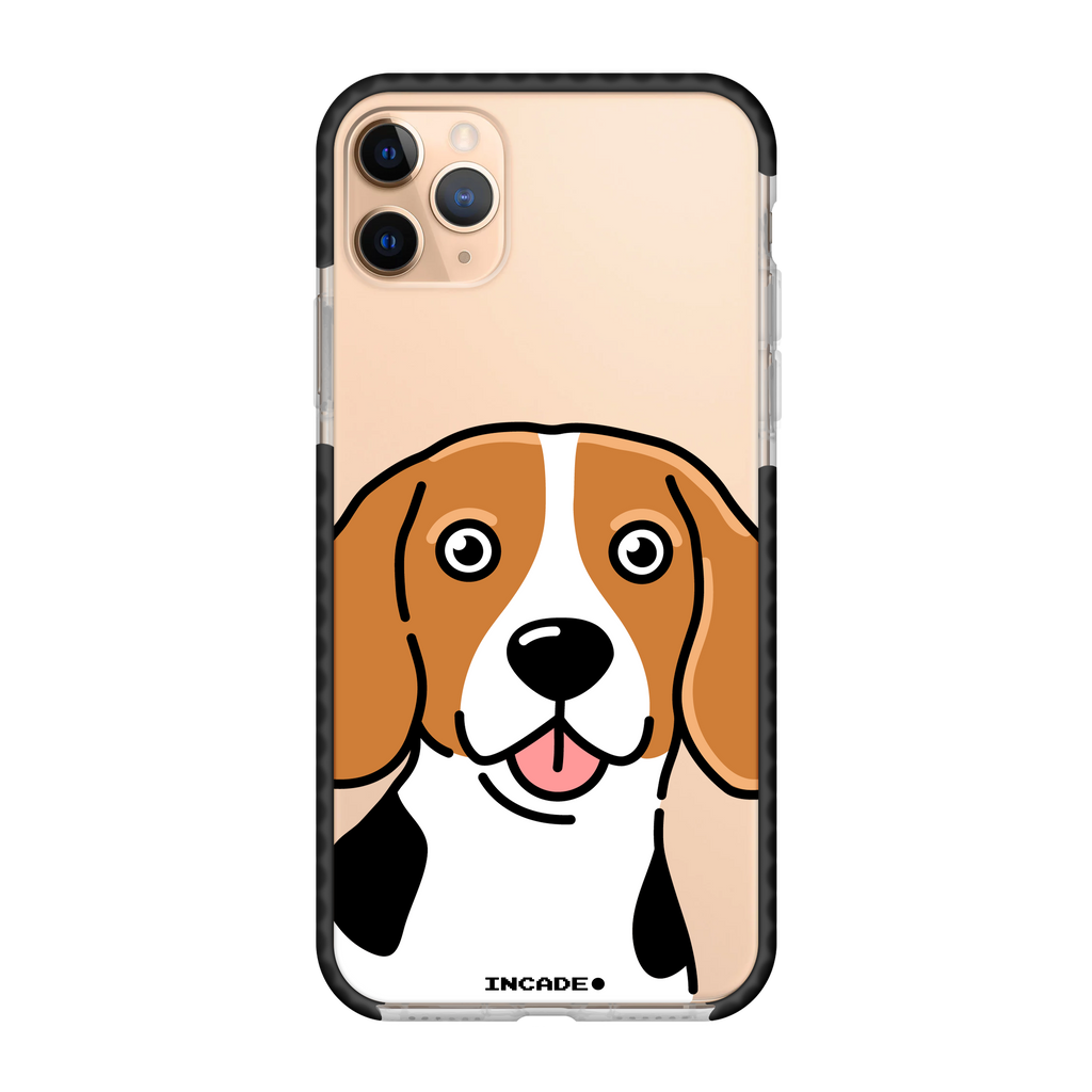 Чохол для iPhone 11 Pro BEAGLE gold — INCADE Transparent black