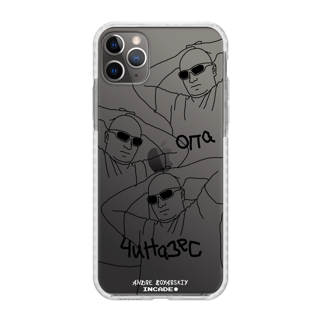 Чохол для iPhone 11 Pro ANDRE space gray — INCADE Transparent white