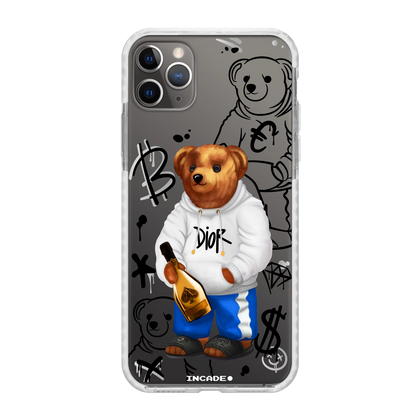 Чохол для iPhone 11 Pro BEAR space gray — INCADE Transparent white