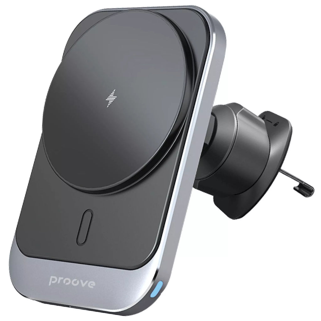 Автомобільний тримач з Бездротовим ЗП Proove Square Magnetic Pro 15W