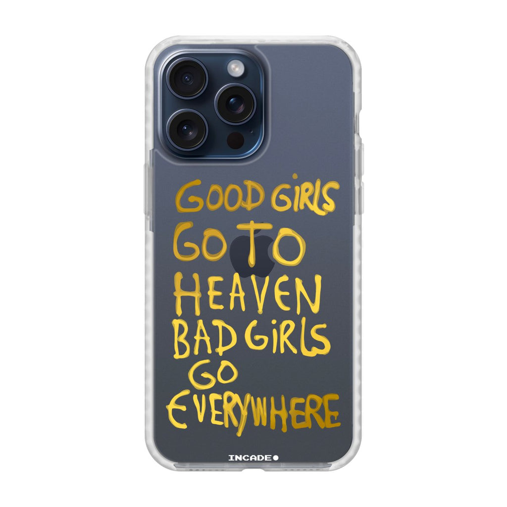 Чохол для iPhone 15 Pro bad girl gold з преміальних матеріалів, захисні бортики, стильний дизайн.