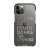 Чохол для iPhone 12 Pro Max з принтом bad girl silver