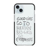 Чохол для iPhone 15 з принтом bad girl silver