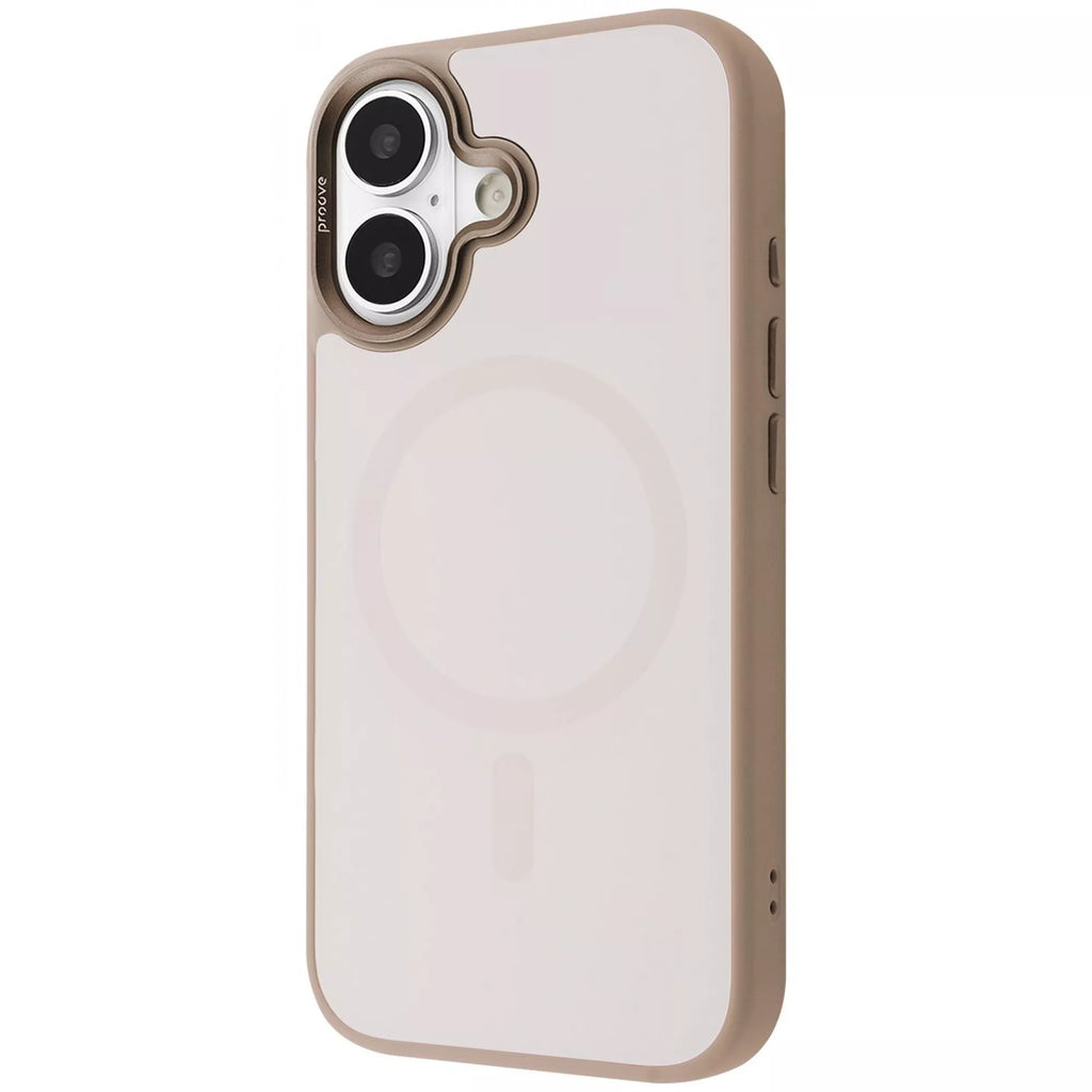 iPhone 17 Чохол Proove Sapphire Case with Magnetic Ring — desert titanium