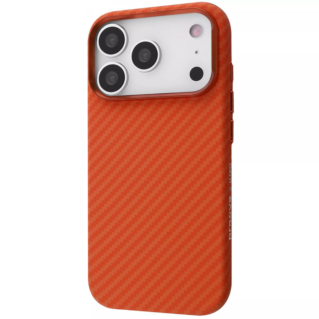 iPhone 17 Pro Чохол Proove Gleam Case with Magnetic Ring — orange fiber