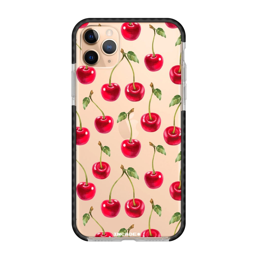 Чохол для iPhone 11 Pro CHERRIES Transparent black gold — INCADE