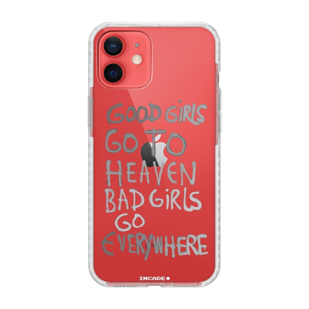 Чохол для iPhone 12 mini bad girl silver - INCADE
