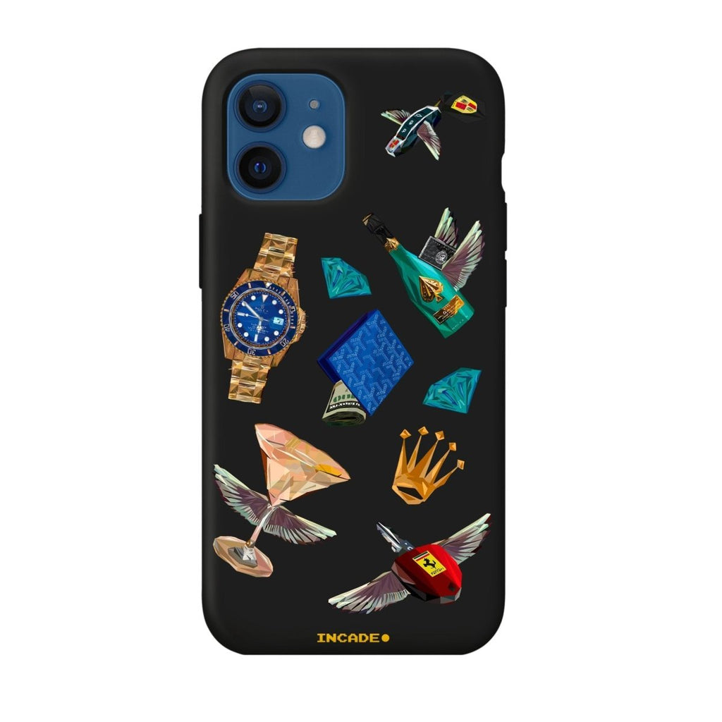 Чохол для iPhone 12 mini Ferrari porsche rolex - INCADE