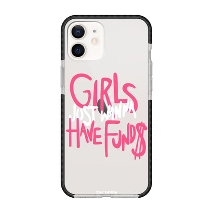 Чохол для iPhone 12 mini з принтом funds pink