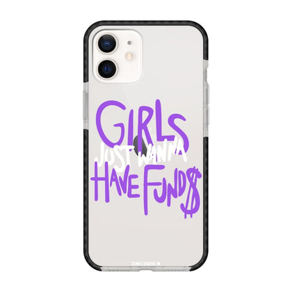 Чохол для iPhone 12 mini з принтом funds violet
