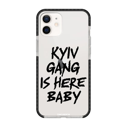 Чохол для iPhone 12 mini з принтом kyiv black