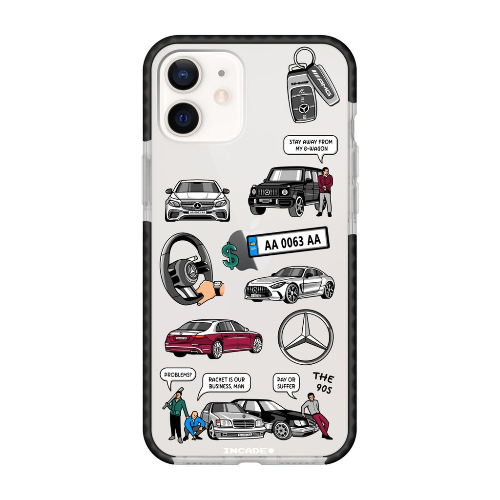 Чохол для iPhone 12 mini з принтом MERCEDES