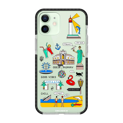 Чохол для iPhone 12 mini з принтом ODESA