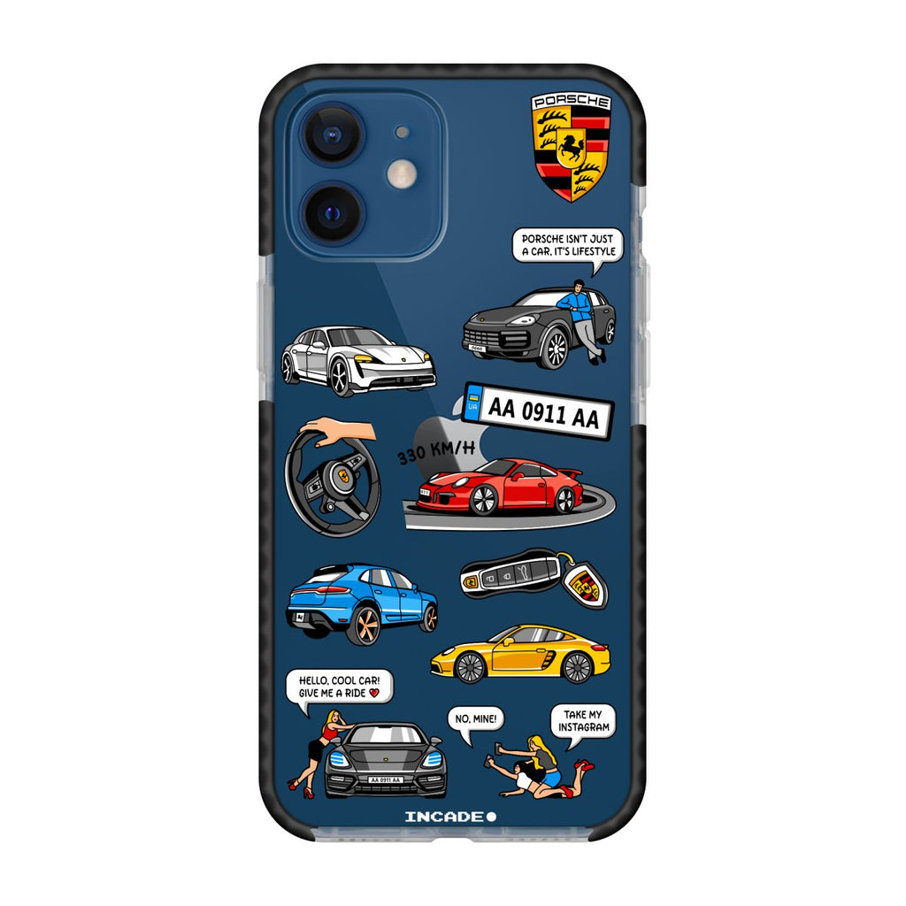 Чохол для iPhone 12 mini PORSCHE - INCADE