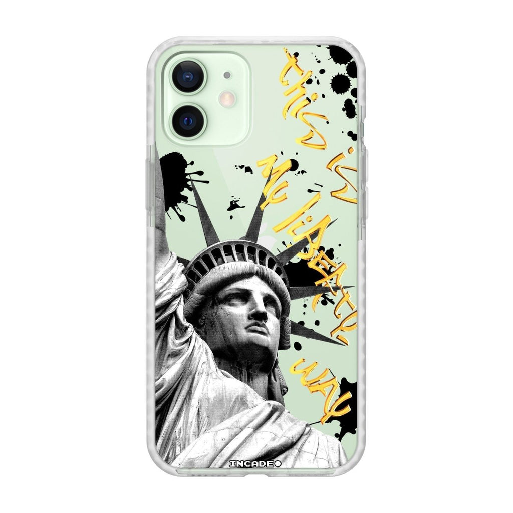 Чохол для iPhone 12 mini STATUE GREY - INCADE