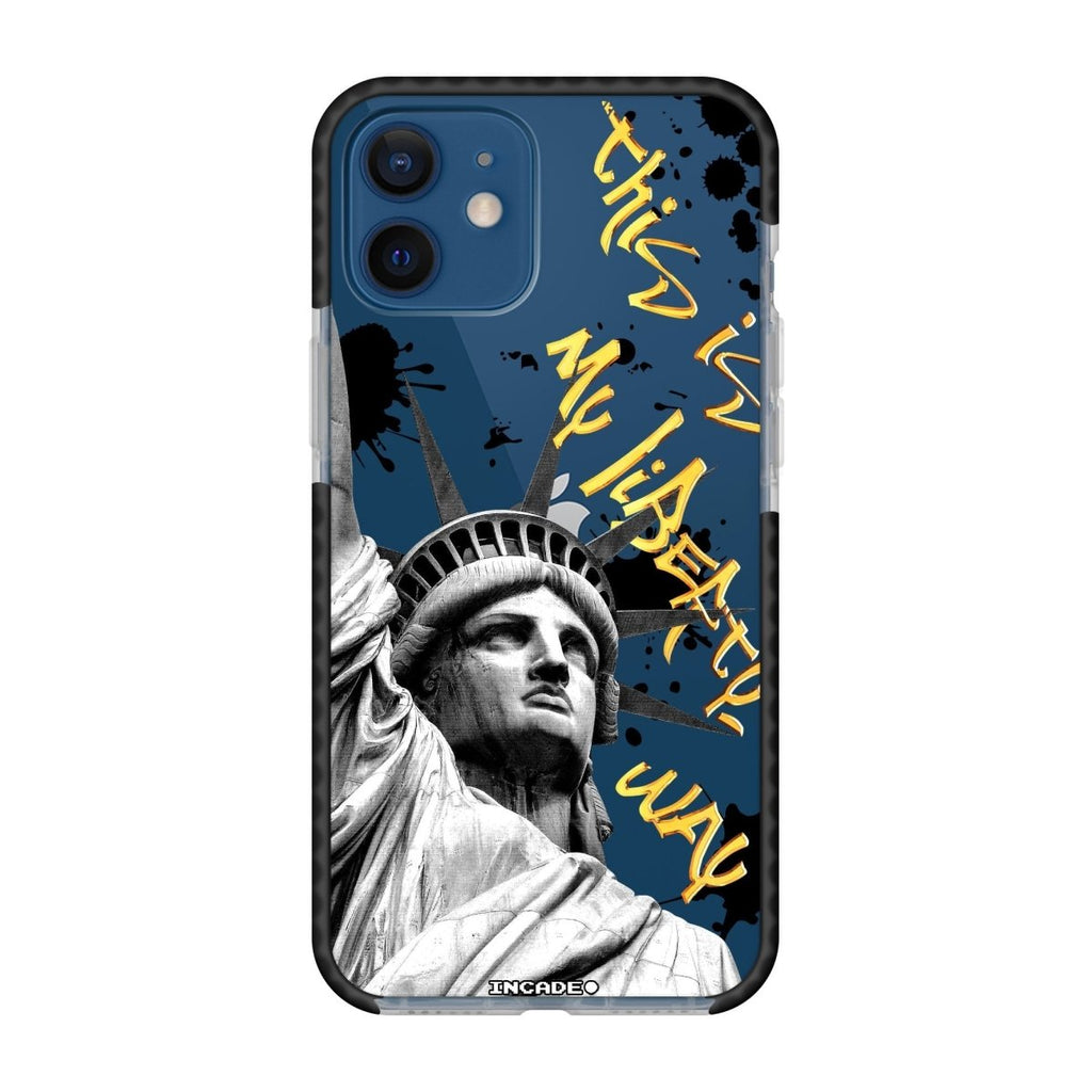 Чохол для iPhone 12 mini STATUE GREY - INCADE