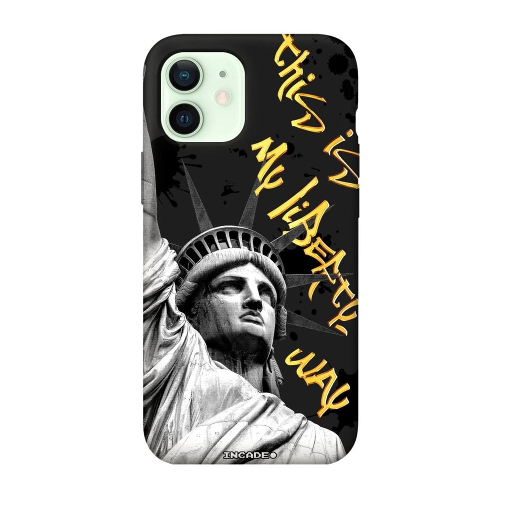Чохол для iPhone 12 mini STATUE GREY - INCADE