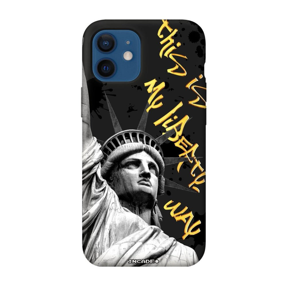 Чохол для iPhone 12 mini STATUE GREY - INCADE